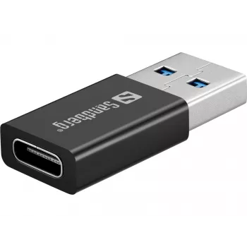 Sandberg USB-C/A DVD-Laufwerk, Schwarz, Tray, Desktop/Laptop, DVD Super Multi DL, USB Type-C, CD-R, CD-ROM, CD-RW, DVD+R DL, DVD-R, DVD-R DL, DVD-RAM, DVD-ROM, DVD-RW