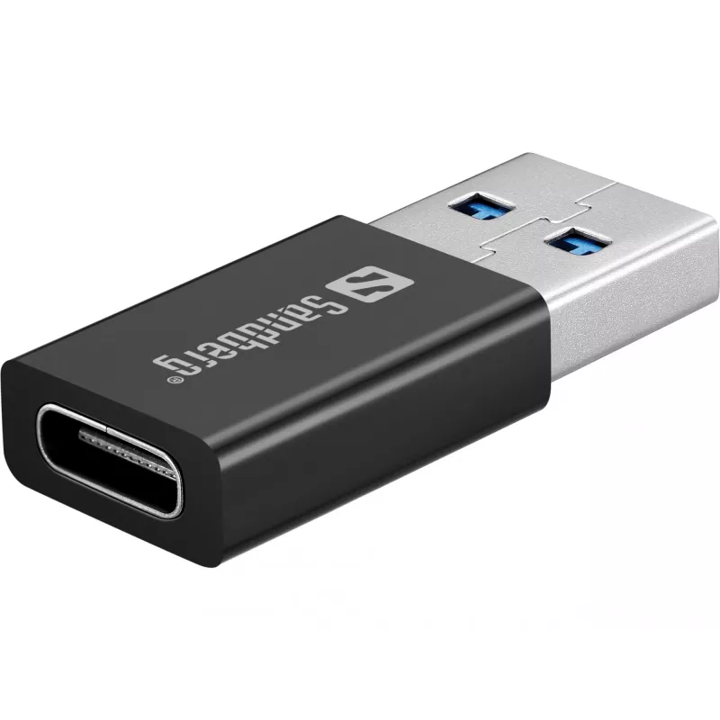Sandberg USB-C/A DVD-Laufwerk, Schwarz, Tray, Desktop/Laptop, DVD Super Multi DL, USB Type-C, CD-R, CD-ROM, CD-RW, DVD+R DL, DVD-R, DVD-R DL, DVD-RAM, DVD-ROM, DVD-RW