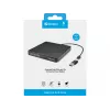 Sandberg USB-C/A DVD-Laufwerk, Schwarz, Tray, Desktop/Laptop, DVD Super Multi DL, USB Type-C, CD-R, CD-ROM, CD-RW, DVD+R DL, DVD-R, DVD-R DL, DVD-RAM, DVD-ROM, DVD-RW