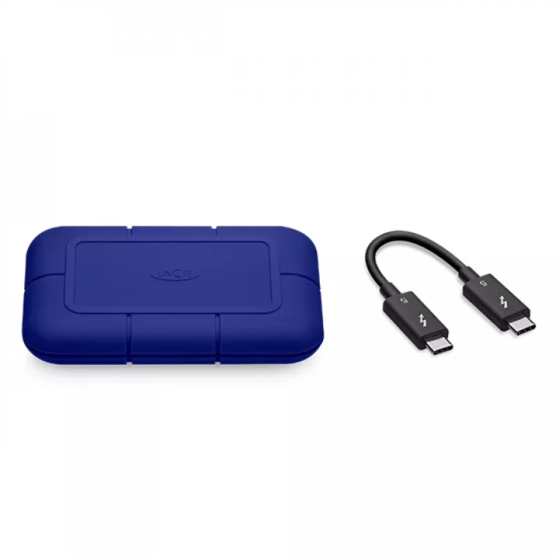LaCie Rugged SSD Pro5 4 TB, Thunderbolt 5, Blau, STNA4000400
