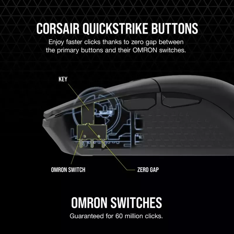Gaming-Maus Corsair KATAR ELITE Wireless