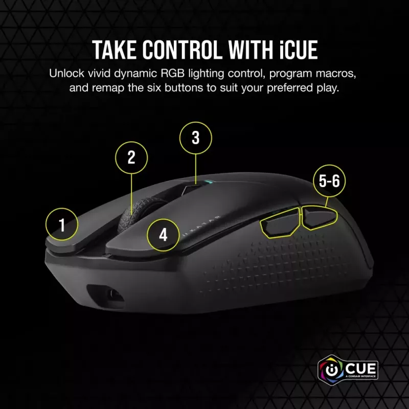 Gaming-Maus Corsair KATAR ELITE Wireless
