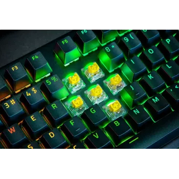 Razer SchwarzWidow V4 Pro Tastatur Gaming USB QWERTY US International Schwarz Mechanisch RGB LED