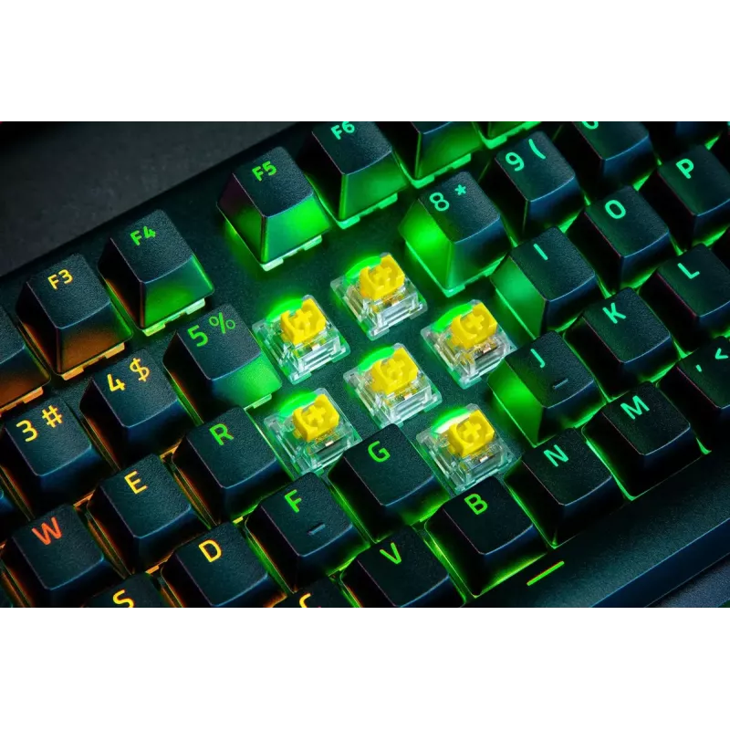 Razer SchwarzWidow V4 Pro Tastatur Gaming USB QWERTY US International Schwarz Mechanisch RGB LED