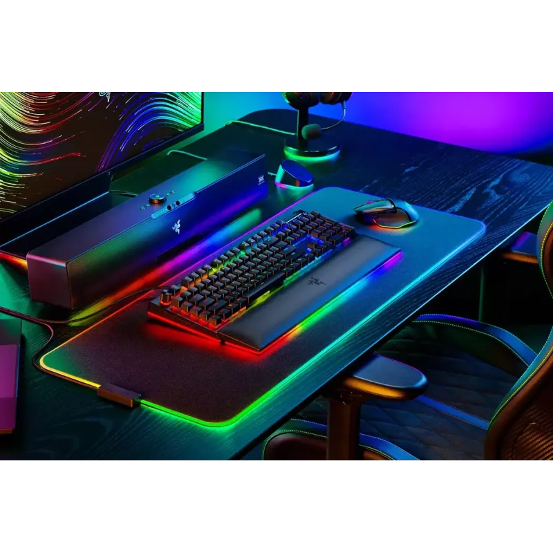 Razer SchwarzWidow V4 Pro Tastatur Gaming USB QWERTY US International Schwarz Mechanisch RGB LED