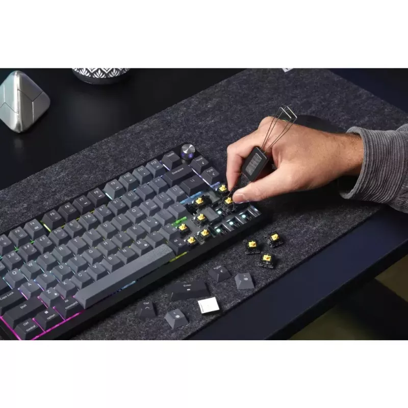 Mechanische Gaming-Tastatur Corsair K65 PLUS WIRELESS RGB Wireless USB Schwarz