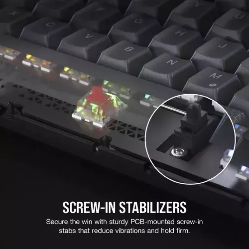 Mechanische Gaming-Tastatur Corsair K65 PLUS WIRELESS RGB Wireless USB Schwarz