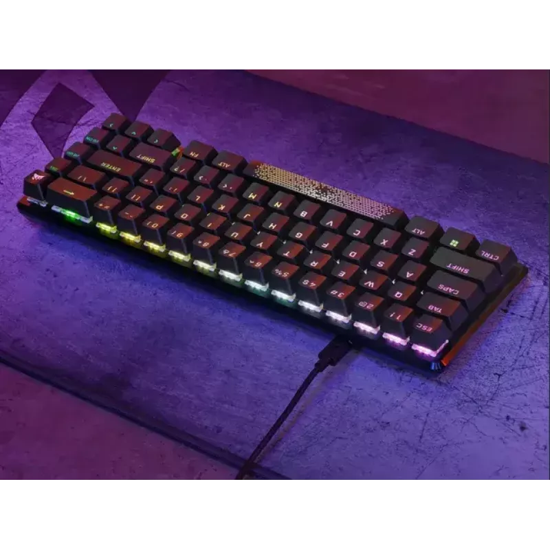 Corsair K65 PRO MINI Tastatur Gaming USB QWERTY Englisch Schwarz 65% RGB