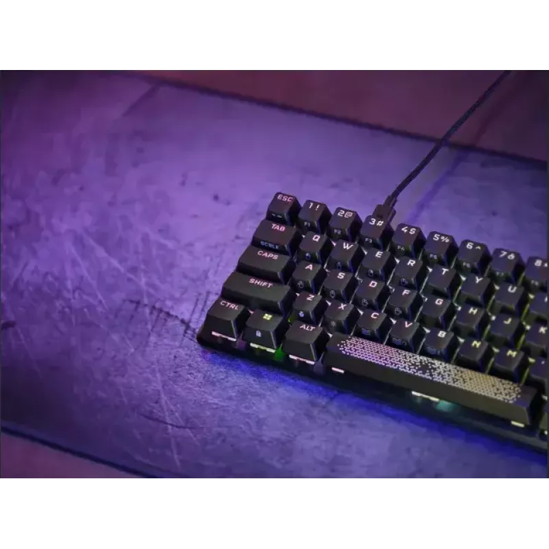 Corsair K65 PRO MINI Tastatur Gaming USB QWERTY Englisch Schwarz 65% RGB