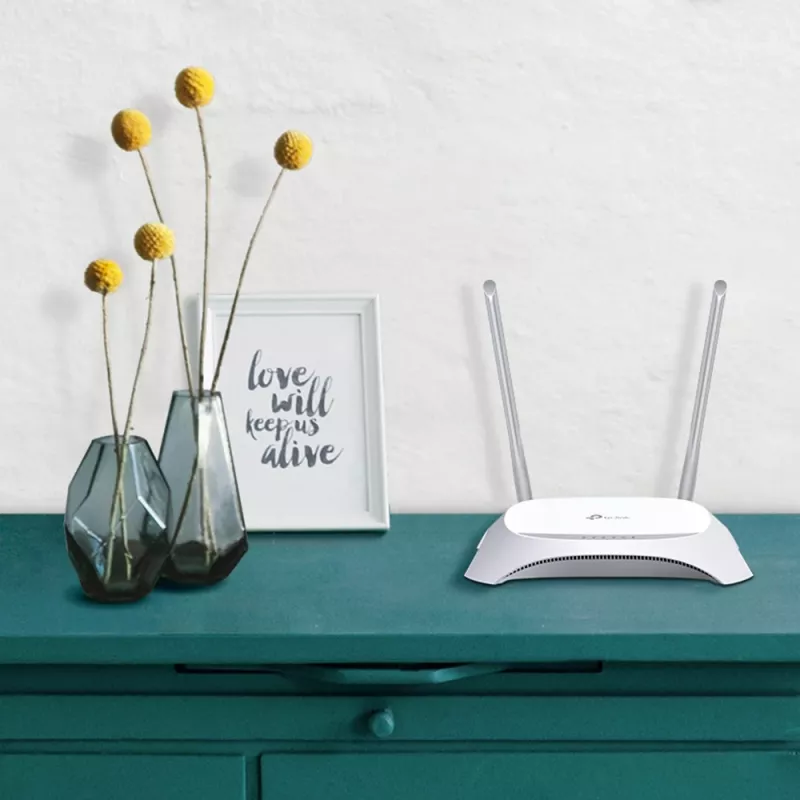 TP-Link TL-MR3420 WLAN-Router Fast Ethernet Single-Band (2,4 GHz) Schwarz, Weiß