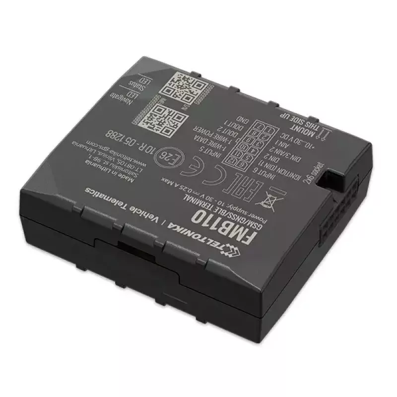 GPS-Tracker Teltonika FMB110 Auto Schwarz staubresistent 0,128 GB