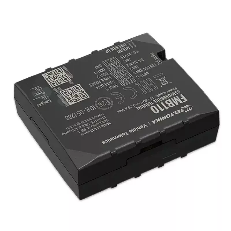 GPS-Tracker Teltonika FMB110 Auto Schwarz staubresistent 0,128 GB