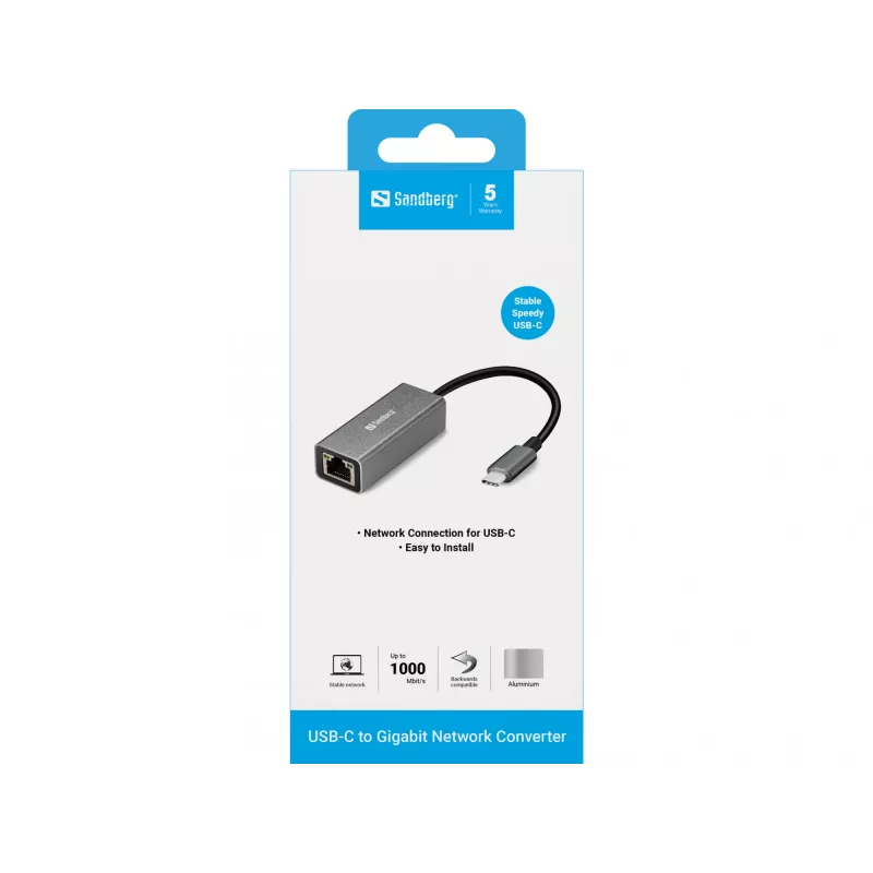 Netzwerkadapter Sandberg USB-C Gigabit 136-04