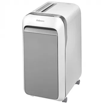 Fellowes LX Series Aktenvernichter LX221 20 Blatt Mikroschnitt-Aktenvernichter mit 30-Liter-Auszugsbehälter Höchste Sicherheit P5 Weiß