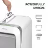 Fellowes LX Series Aktenvernichter LX221 20 Blatt Mikroschnitt-Aktenvernichter mit 30-Liter-Auszugsbehälter Höchste Sicherheit P5 Weiß