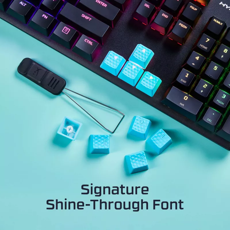 HyperX Rubber Keycaps - Gaming-Zubehörset - Rot (US-Layout)