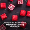 HyperX Rubber Keycaps - Gaming-Zubehörset - Rot (US-Layout)