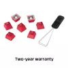 HyperX Rubber Keycaps - Gaming-Zubehörset - Rot (US-Layout)
