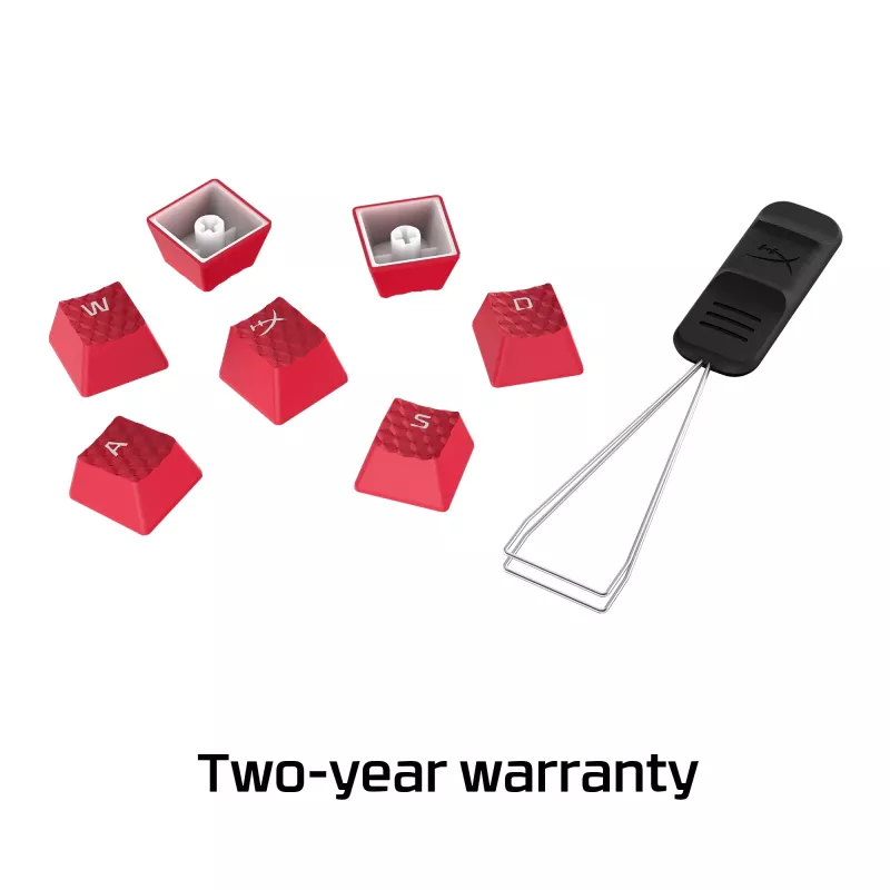 HyperX Rubber Keycaps - Gaming-Zubehörset - Rot (US-Layout)