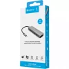 Sandberg USB-C Dock HDMI + 2xUSB-A + 2xUSB-C + PD100W, Kabelgebunden, USB 3.2 Gen 1 (3.1 Gen 1) Typ-C, 100 W, Aluminium, 4K Ultra HD, 3840 x 2160 Pixel