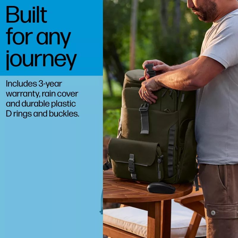 Backpack HP 15.6-inch Modular Laptop Backpack Maximale Bildschirmgröße 39,6 cm Gewicht 1,54 kg