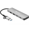 Sandberg USB-C/A zu 2xUSB-A+2xUSB-C Hub