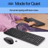 Kabelloses Maus-und-Tastatur-Set HP 230 Full-Size Schwarz