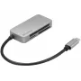 Sandberg USB-C Multi Card Reader Pro, CF, MMC, MicroSD (TransFlash), SD, SDHC, SDXC, xD, Schwarz, USB 3.2 Gen 1 (3.1 Gen 1) Type-C, 1 St., 82 mm, 23 mm