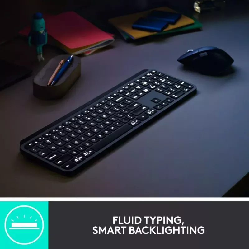 Tastatur-Maus-Kombination Logitech MX Keys Combo for Business Gen 2