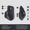 Tastatur-Maus-Kombination Logitech MX Keys Combo for Business Gen 2