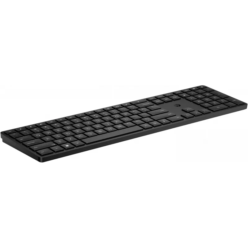 HP 455 Programmierbare drahtlose Tastatur, Full-Size (100 %), Kabellos, RF Wireless, Membran, Schwarz