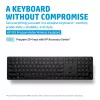 HP 455 Programmierbare drahtlose Tastatur, Full-Size (100 %), Kabellos, RF Wireless, Membran, Schwarz