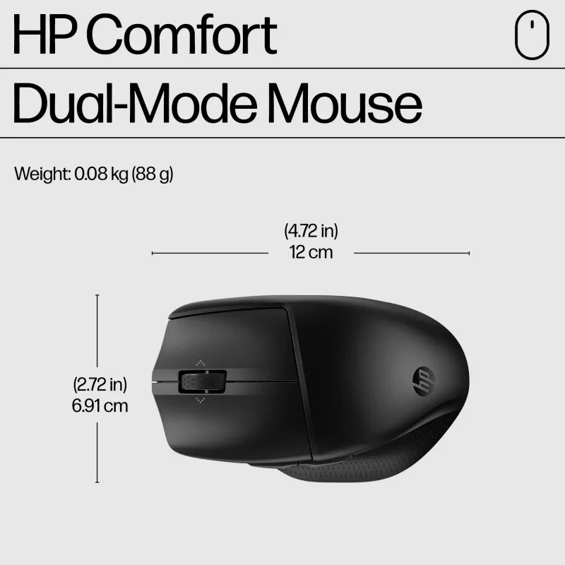 HP 685 Comfort Dual-Mode Tastatur- und Maus-Set Full-Size Wireless Bluetooth