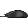 HP Kabelgebundene Maus 100, beidhändig, optisch, USB Typ-A, 1600 DPI, Schwarz