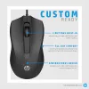 HP Kabelgebundene Maus 100, beidhändig, optisch, USB Typ-A, 1600 DPI, Schwarz