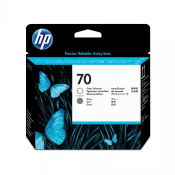 HP 70 Gloss Enhancer und Gray DesignJet Druckkopf, HP DesignJet Z2100, Z3100 und Z3200 Photo Druckerserien, Thermo-Tintenstrahl, 143 mm, 28 mm, 132 mm, 70 g