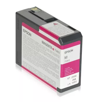 Epson Einzelpackung Magenta T580300, Magenta, Pigmenttinte, 80 ml, 1 Stk.