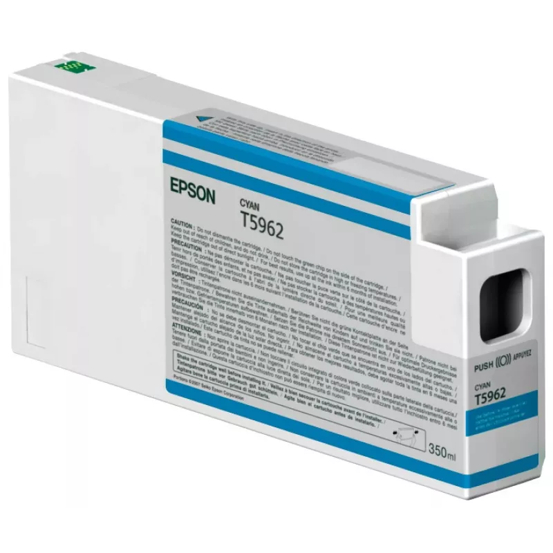 Epson Einzelpackung Cyan T596200 UltraChrome HDR 350 ml, Cyan, 350 ml, 1 Stück