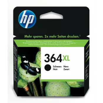 HP 364XL Original Tintenpatrone Schwarz, Hohe (XL) Reichweite, Schwarz, Pigmenttinte, 1 Stück, 550 Seiten