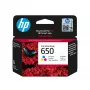 HP 650 Tri-Color Original Ink Advantage Patrone, Cyan, Magenta, Gelb, 1 Stk., 200 Seiten