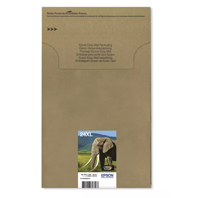 Epson Multipack 6-Farben 24XL EasyMail, Schwarz, Cyan, HellCyan, Magenta, HellMagenta, Gelb