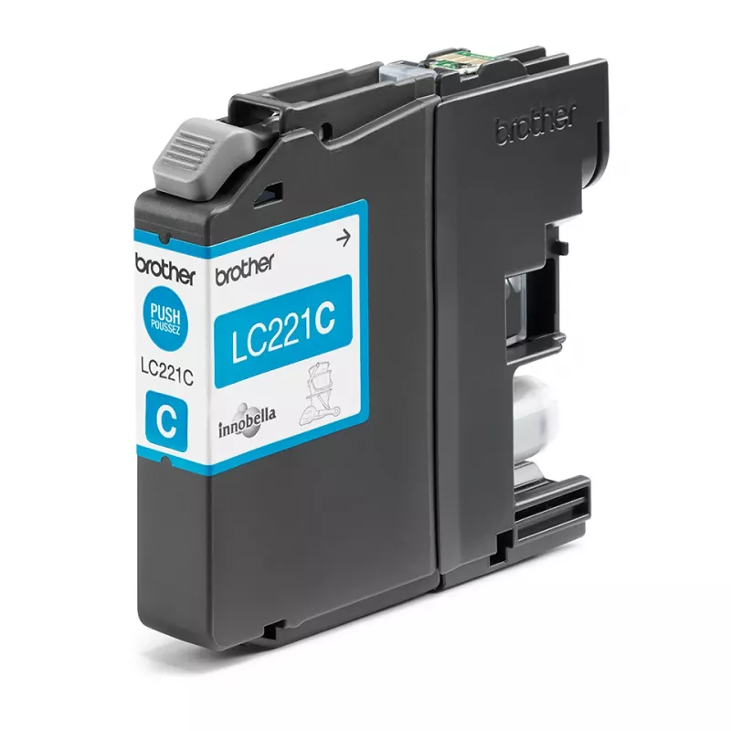 Cartridge Brother LC-221C Blaue Tinte 260 Seiten DCPJ562DW MFCJ480DW