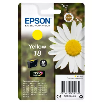 Epson Daisy Einzelpackung Gelb 18 Claria Home Tinte