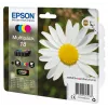 Epson Daisy Multipack 4-Farben 18 Claria Home Ink, Schwarz, Cyan, Magenta, Gelb, 5,2 ml, 3,3 ml, 1 St., 175 Seiten, Multipack