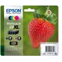 Epson Strawberry Multipack 4-Farben 29XL Claria Home Tinte, Schwarz, Cyan, Magenta, Gelb, 11,3 ml, 6,4 ml, 1 Stk., 470 Seiten, Mehrfachpackung