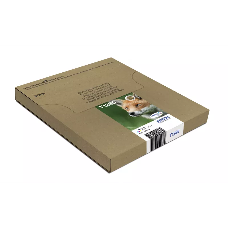 Inkjet-Multipack-Tintenpatronen Epson Fox T128 EasyMail — 4 Farben (Schwarz 5,9 ml; Cyan/Magenta/Gelb 3,5 ml)