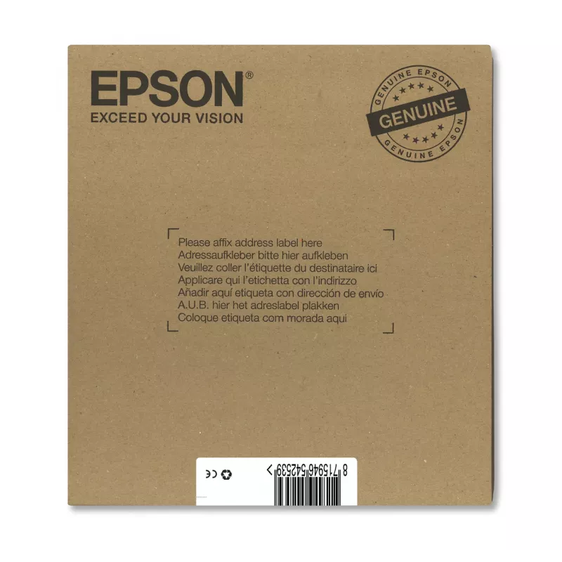 Inkjet-Multipack-Tintenpatronen Epson Fox T128 EasyMail — 4 Farben (Schwarz 5,9 ml; Cyan/Magenta/Gelb 3,5 ml)