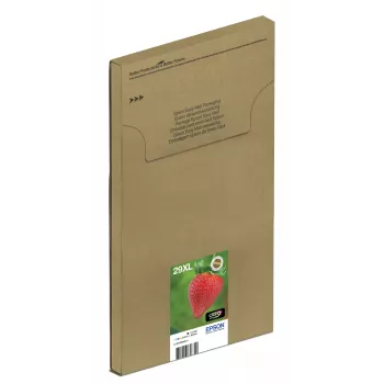 Epson Strawberry Multipack 4-farbig 29XL EasyMail, High (XL) Yield, Schwarz, Cyan, Magenta, Gelb, 11,3 ml, 6,4 ml, 1 Stk., Mehrfachpackung