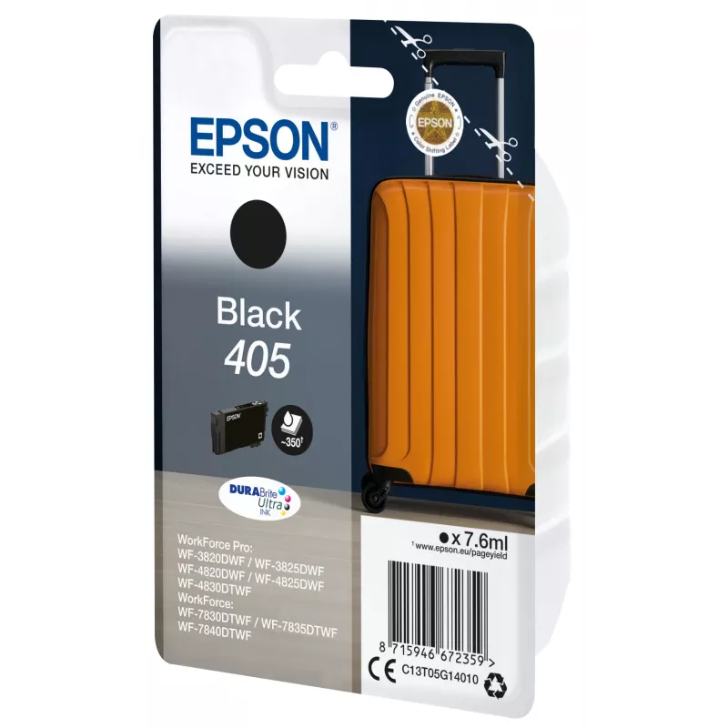 Epson 405 Tintenpatrone 1 Stück Original Standardertrag Schwarz