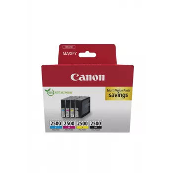 Canon 9290B006 Tintenpatrone 4 Stück Original Schwarz, Cyan, Magenta, Gelb